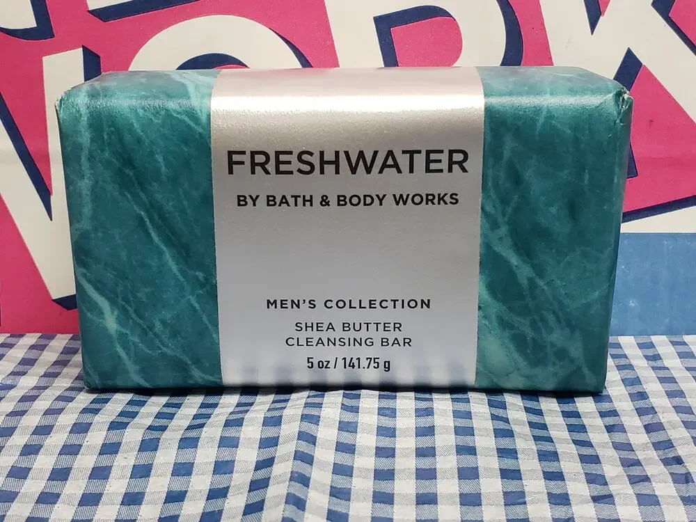 BBW Fresh Water Men's Collection Shea Butter Cleansing Bar Soap